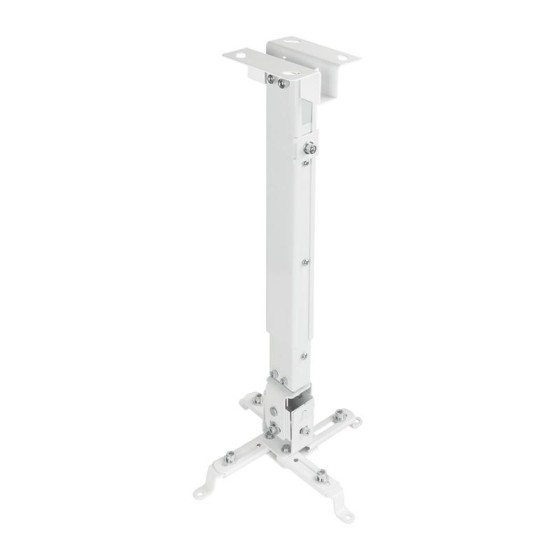 SOPORTE PROYECTOR TOOQ TECHO INCLINABLE WHITE