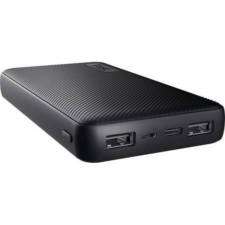 POWERBANK TRUST PRIMO 15000MAH 2A USB + USB-C + MICRO-USB ECO BLACK