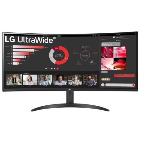 MONITOR LG 34 WQHD CURVO ULTRAWIDE HDMI DP BLACK