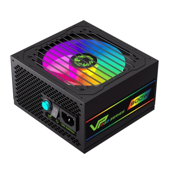 FUENTE DE ALIMENTACION GM 800W GAMING RGB 85+ APFC BRONZE SEMI MODULAR