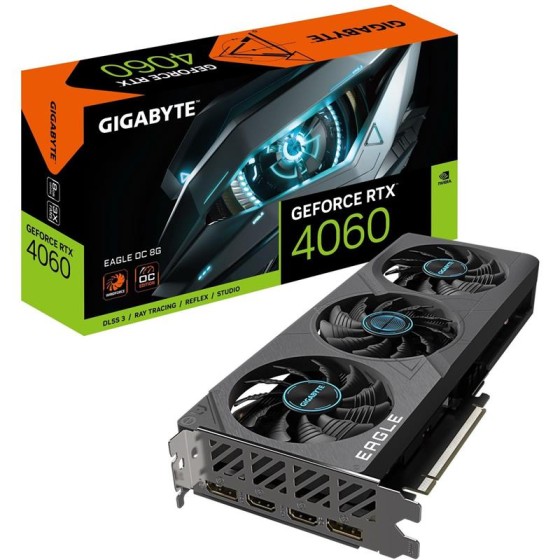 TARJETA DE VIDEO NVIDIA GIGABYTE RTX4060 8GB EAGLE OC GDRR6 PCIE