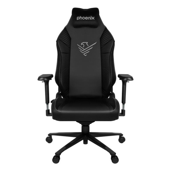 SILLA GAMING PHOENIX CUERO MONARCH TALLA R BLACK