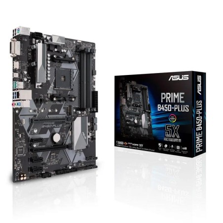 PLACA BASE ASUS PRIME B450-PLUS ATX DDR4 HDMI + DVI