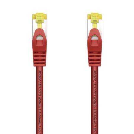 CABLE DE RED CAT.7 S/FTP 0.25M AISENS RED