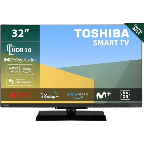 TELEVISOR LED TOSHIBA 32 LED HD USB SMART TV ANDROID WIFI BLUETOOTH HOTEL