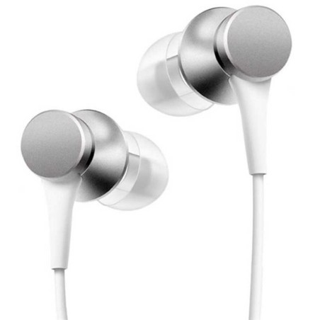 AURICULARES + MICROFONO XIAOMI MI IN EAR BASIC JACK 3.5 SILVER