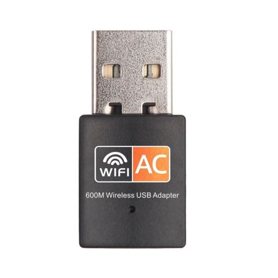 WIRELESS ADAPTADOR USB ONEWAY NANO 600MBPS BLACK