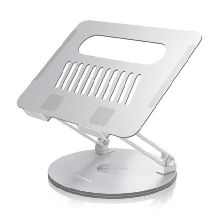 SOPORTE AISENS SOBREMESA TABLET/NOTEBOOK ERGONOMICO 360º 10-17 SILVER