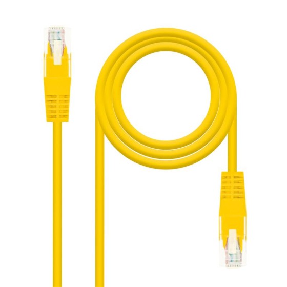 CABLE DE RED CAT.6 UTP FLEX 3M NANOCABLE YELLOW