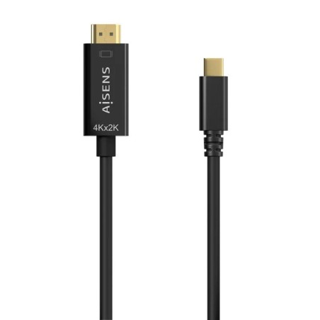 CABLE CONVERSOR AISENS 4K USB-C/M A HDMI/M 1.8M BLACK