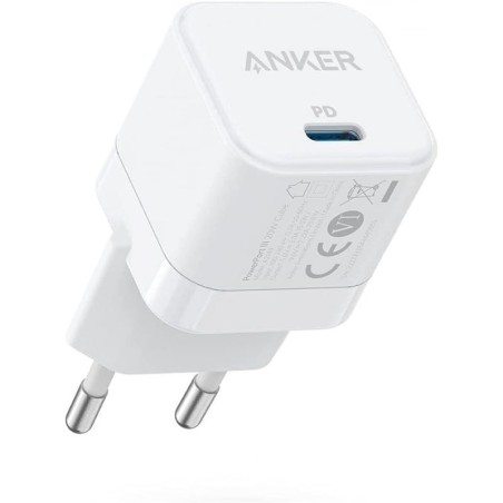 CARGADOR ANKER POWERPORT CUBO III 20W 9V USB-C WHITE