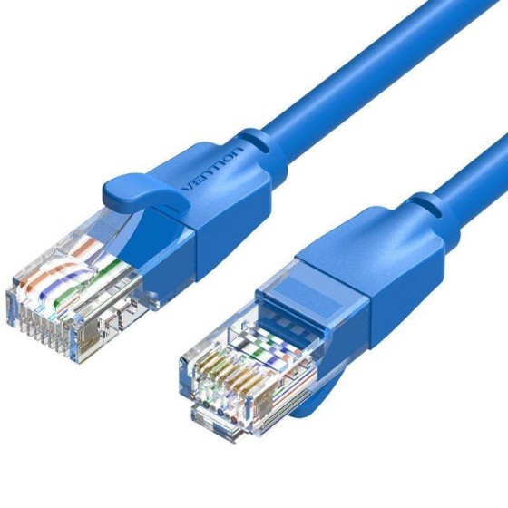 CABLE DE RED CAT.6 UTP 3M VENTION CYAN