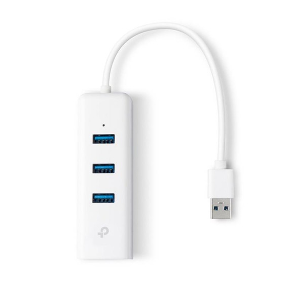 ADAPTADOR TP-LINK USB 3.0 A LAN RJ-45 GIGABIT + HUB USB 3.0