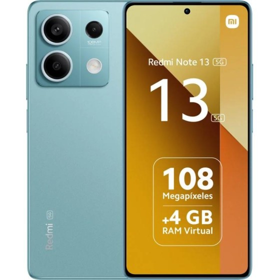 SMARTPHONE XIAOMI REDMI NOTE 13 6.67 FHD+ 8GB/256GB/108MP/NFC/5G BLUE