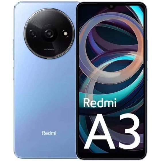 SMARTPHONE XIAOMI REDMI A3 6.71 HD+ MEDIATEK 3GB/64GB/8MPX/4G BLUE