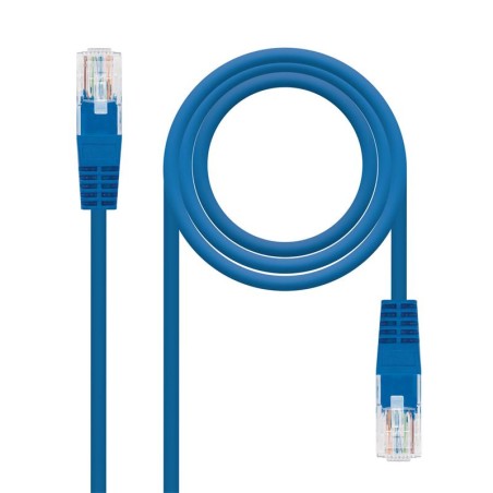 CABLE DE RED CAT.6 UTP 1M NANOCABLE BLUE