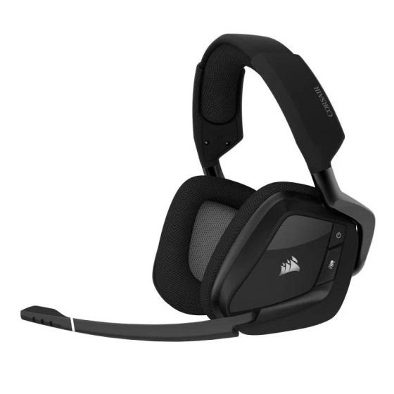 AURICULARES + MICROFONO CORSAIR VOID WIRELESS ELITE RGB PREMIUM 7.1 BLACK