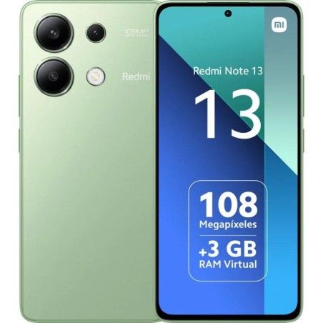 SMARTPHONE XIAOMI REDMI NOTE 13 6.67 FHD+ 6GB/128GB/108MP/NFC/4G GREEN