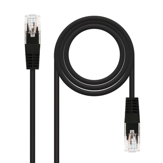 CABLE DE RED CAT.6 UTP FLEX 2M NANOCABLE BLACK