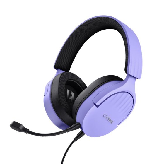 AURICULARES + MICROFONO TRUST GAMING GXT 489P FAYZO HEADSET MULTI PURPLE