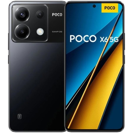 SMARTPHONE XIAOMI POCO X6 6.67 FHD+ SNAPDRAGON 12GB/256GB/64MPX/5G BLACK