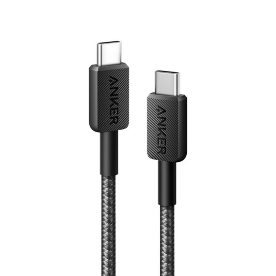 CABLE ANKER 322 USB-C TRENZADO 0.9M 60W BLACK