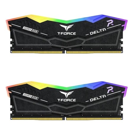 KIT MEMORIA RAM TEAMGROUP DELTA 32GB (2X16GB) DDR5 5600MHZ RGB CL36 BLACK