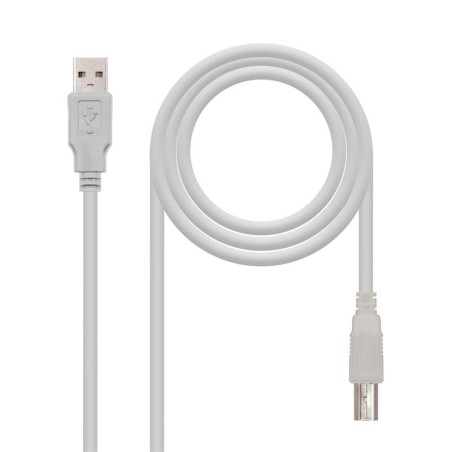 CABLE USB IMPRESORA AM/BM 4.5M NANOCABLE WHITE