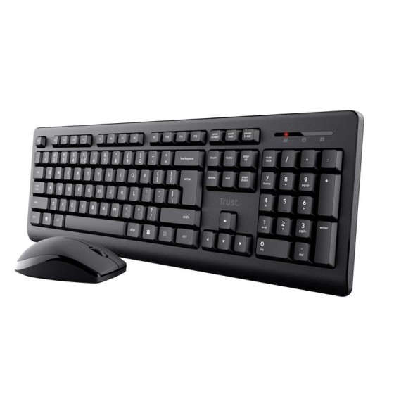 TECLADO + RATON TRUST PRIMO WIRELESS BLACK