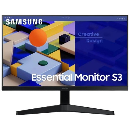 MONITOR SAMSUNG ESSENTIAL S3 24 IPS VGA HDMI BLACK