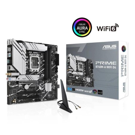 PLACA BASE ASUS B760M-A WIFI D4 M-ATX DDR4 HDMI + DP