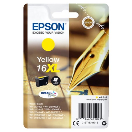 TINTA EPSON C13T16344012 T1634 16XL YELLOW