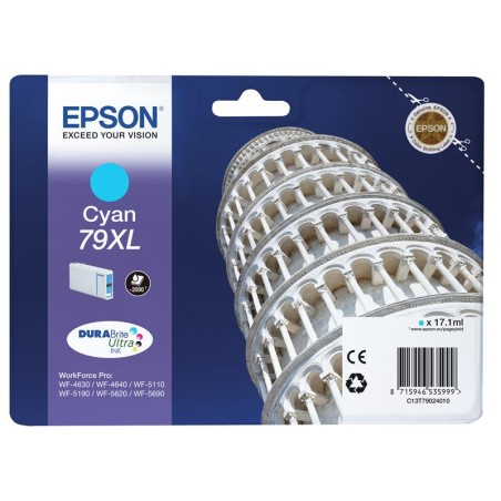 TINTA EPSON C13T79024010 T7902 CYAN 79XL