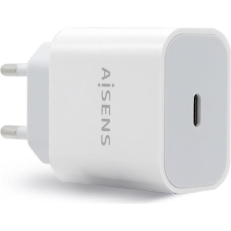 CARGADOR SMARTPHONE/TABLET AISENS A110-0537 USB-C 20W WHITE