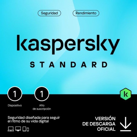 ANTIVIRUS KASPERSKY STANDARD 1YEAR 1L PC/MAC/ANDROID/IOS