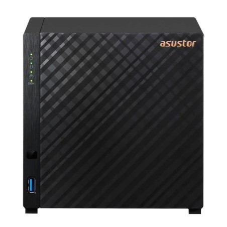 UNIDAD NAS ASUSTOR 4 HDD DISKSTATION CPU 1.4GHZ 4 NUCLEOS RJ45 USB BLACK