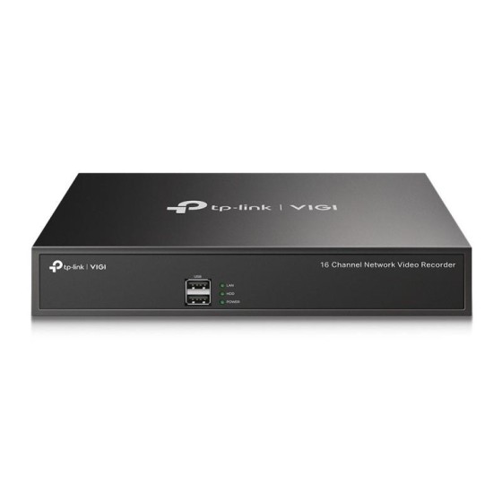 GRABADOR IP NVR TP-LINK VIGI 16 CH IP NO POE 1HDD H265+