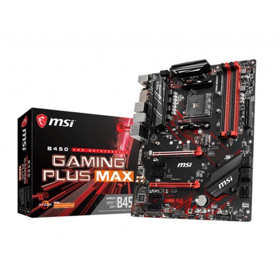 PLACA BASE MSI B450 GAMING PLUS MAX ATX 4XDDR4 HDMI + DVI