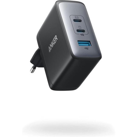 CARGADOR ANKER 736 NANO II 100W FAST CHARGE 3XUSB-C 1X45W+1X30W+1X18W BK