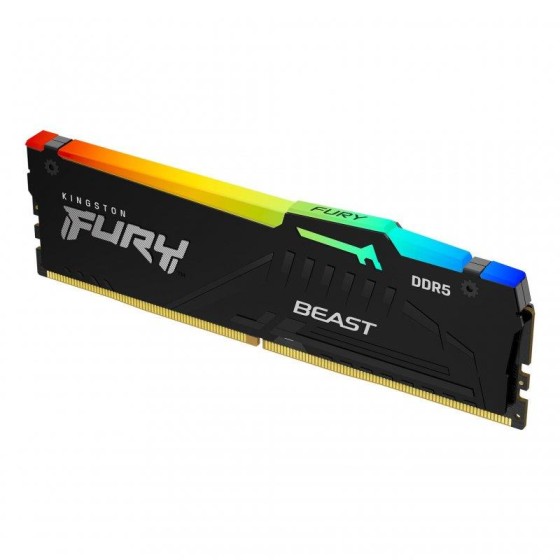 MEMORIA RAM KINGSTON 8GB DDR5 4800MHZ RGB BLACK