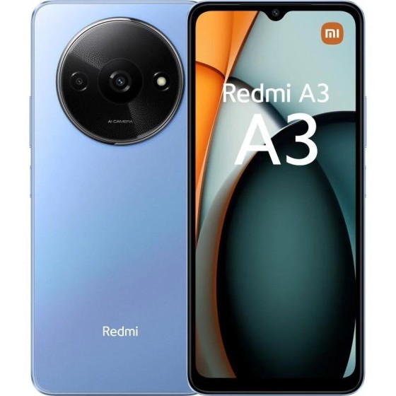 SMARTPHONE XIAOMI REDMI A3 6.71 HD+ HELIO G36 4GB/128GB/8MPX/4G BLUE