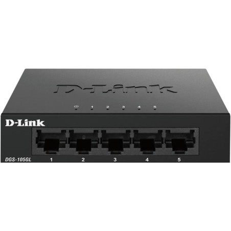 SWITCH D-LINK GIGABIT 5 PUERTOS DGS-105L METALICO