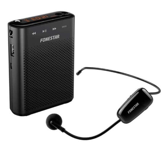 ALTAVOZ FONESTAR PORTATIL CON MICRO USB MICROSD FM BATERIA 9H 30W