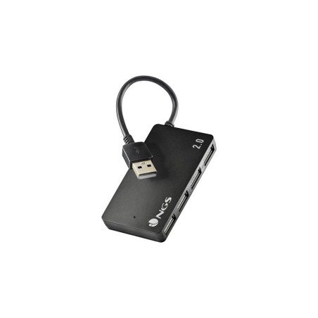 HUB USB NGS 4 PUERTOS USB 2.0 BLACK