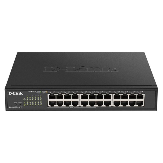 SWITCH D-LINK GIGABIT 24 PUERTOS + POE DGS-1100-24PV2/E