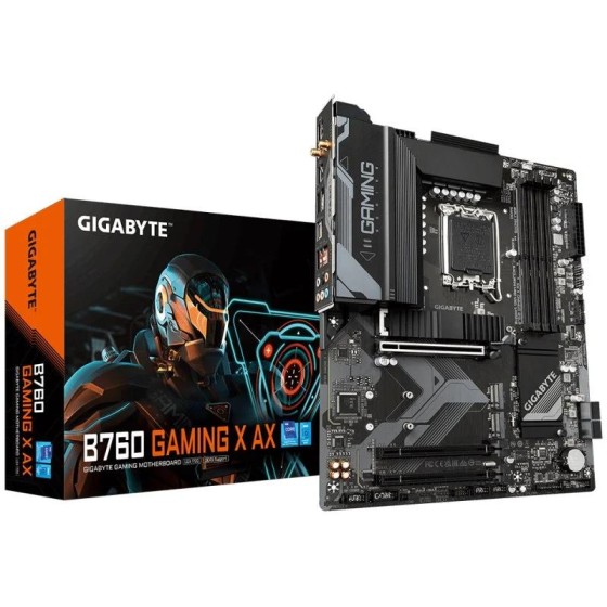 PLACA BASE GIGABYTE GA-B760M GAMING X AX DDR5 HDMI + DP