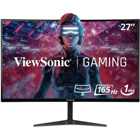 MONITOR GAMING VIEWSONIC 27 165HZ CURVO MULTIM ERGONOMICO HDMI DP 3YR GAR