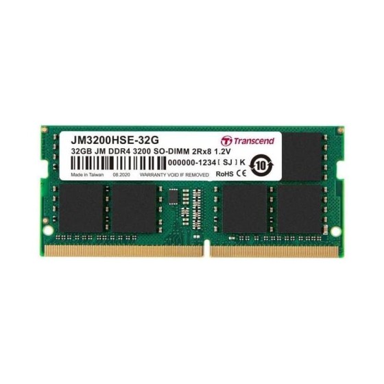 MEMORIA SODIMM 32GB TRANSCEND DDR4 3200MHZ