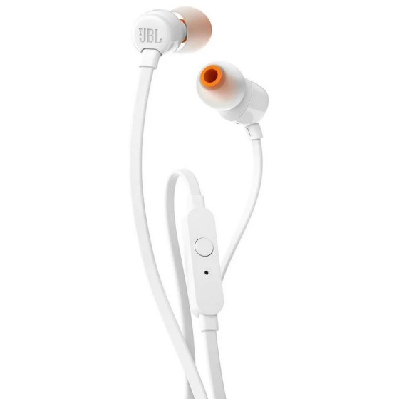 AURICULARES + MICROFONO JBL TUNE 110 IN EAR AUX WHITE