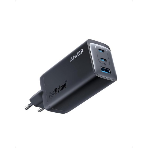 CARGADOR ANKER 737 PRIME 120W FAST CHARGE 2XUSB-C + 1XUSB-A BLACK